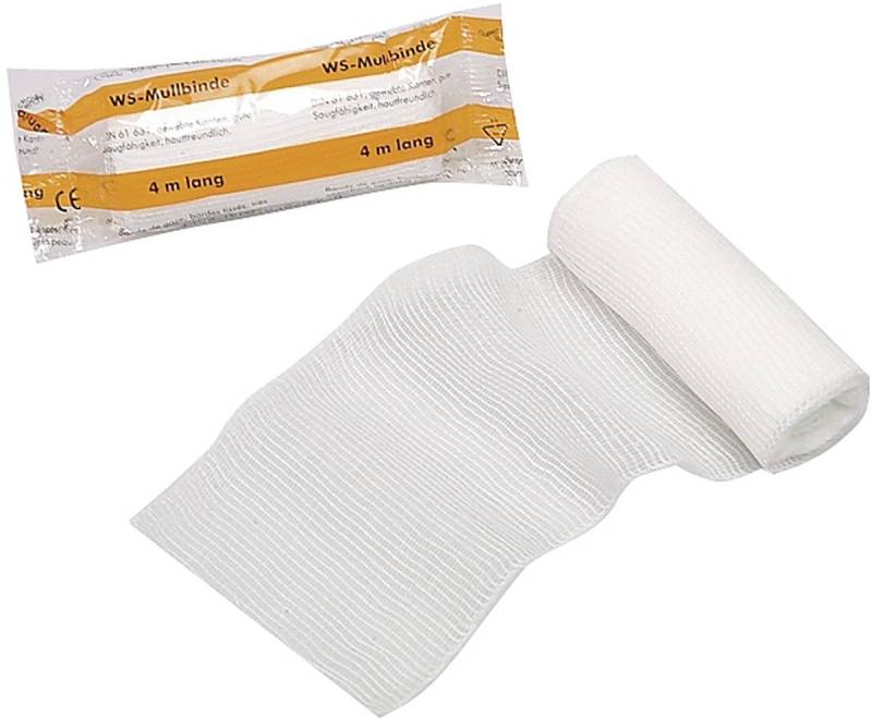 Söhngen Erste-Hilfe-Set WS-Mullbinde 4mx8cm weiß von Söhngen