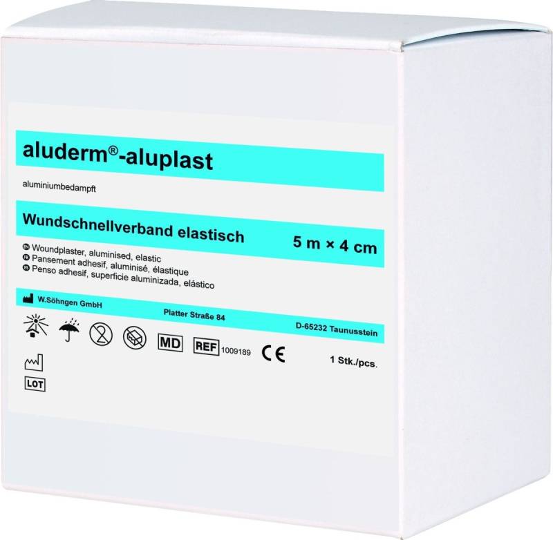 Söhngen Erste-Hilfe-Set Wundpflaster aluderm-aluplast elastisch 5mx4cm von Söhngen