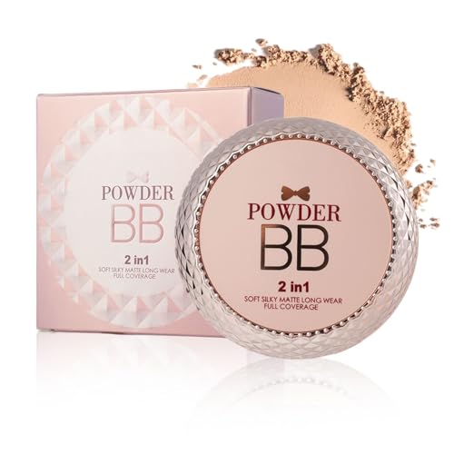 BB Cream Pressed Face Powder, Anti-Aging, Moisturizing Setting Foundation Powder with High Coverage, Oil Control Waterproof Poreless Concealer, Buildable Long-Lasting for All Skin Types Natural Color BB Cream Pressed Face Powder, Anti-Aging, Moisturizing Setting Foundation Powder with High Coverage, Oil Control Waterproof Poreless Concealer, Buildable Long-Lasting for All Skin Types Natural Color von Soelegant