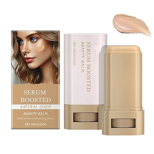 Multi-Use Face Foundation Stick - Face Stick Flawless Eraser Beauty Balm Serum Boosted Skin Tint Solid Serum - Contour, Bronzer, Concealer and Contour, Long Lasting Makeup Foundation von Soelegant
