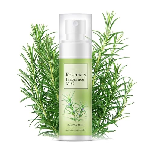 Rosmarin Body Mist Spray, Duftnebel für Damen, Haar- und Körperduft, langanhaltendes Eau de Parfum mit beruhigendem Duft für Männer und Frauen mit weichem, sauberem Aroma für den täglichen Gebrauch von Soelegant