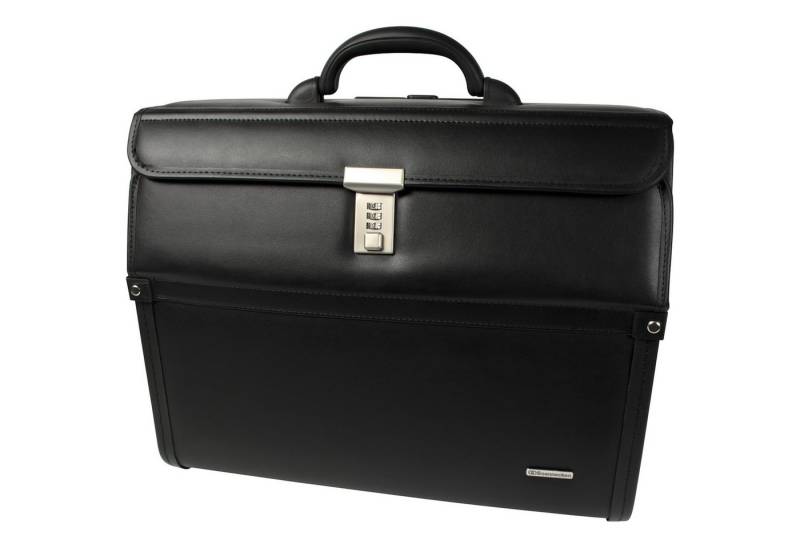 Soennecken Aktentasche Pilotenkoffer Dresden 5173 Teleskopstiel Lederimitat schwarz (3 Stück) von Soennecken