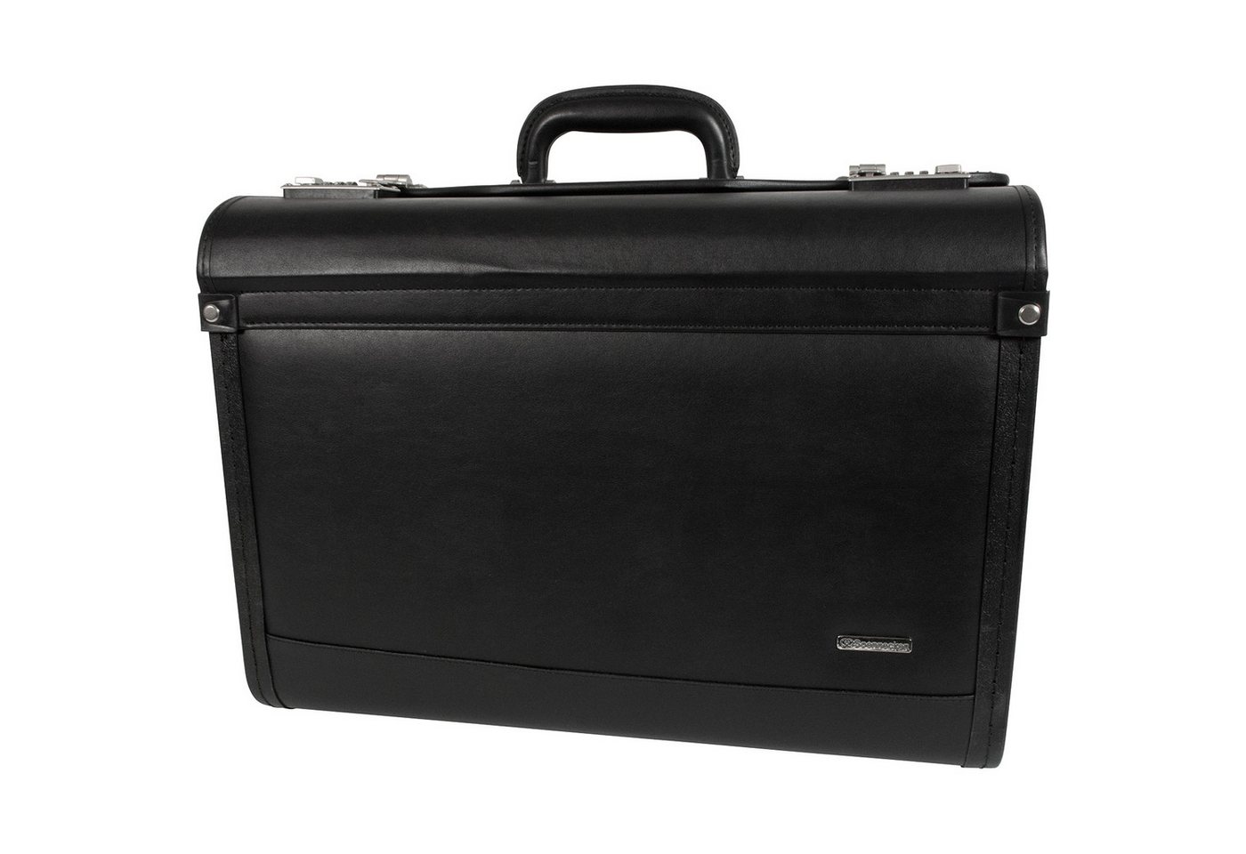 Soennecken Aktentasche Pilotenkoffer Rostock 5172 Lederimitat schwarz (3 Stück) von Soennecken