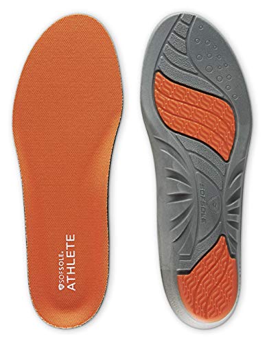 Sof Sole mens Athlete Performance Full-length Insole, Orange, Men s 11-12.5 US von Sof Sole