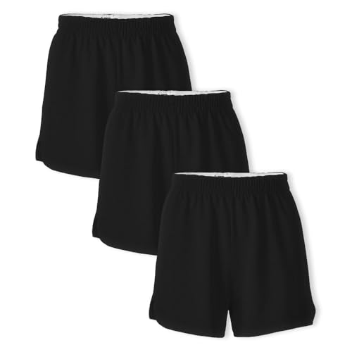 Soffe Kids Mädchen Girls Authentic, Cheer, 2.75" Inseam Shorts, Schwarz, XS (3er Pack) von Soffe Kids