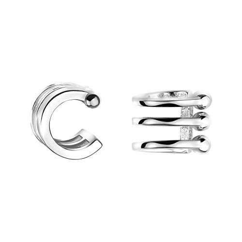 SOFIA MILANI - Damen Ohrringe 925 Silber - Fake Piercing Manschette Ohr - 20746 von Sofia Milani