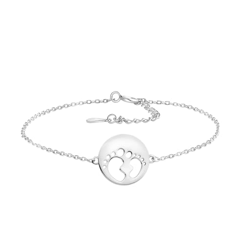 Sofia Milani - Damen Armband 925 Silber - Fussabdruck Anhänger - 30251 von Sofia Milani