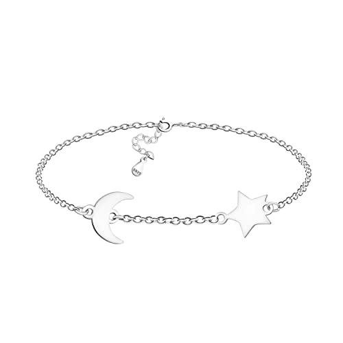 Sofia Milani - Damen Armband 925 Silber - Sternen Mond Anhänger - B0312 von Sofia Milani