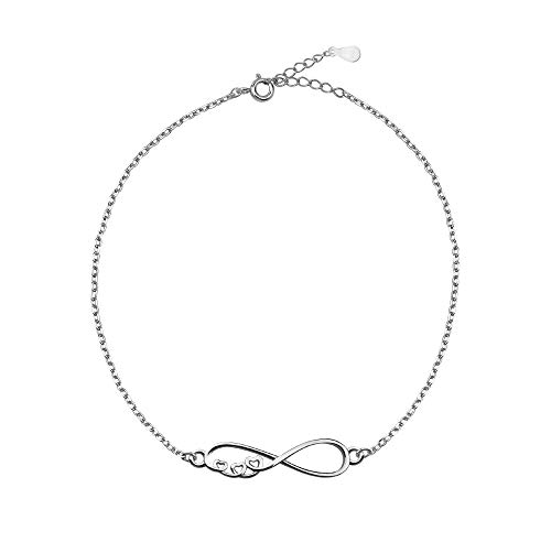 Sofia Milani - Damen Armband 925 Silber - Unendlich Infinity Herz Anhänger - 30107 von Sofia Milani