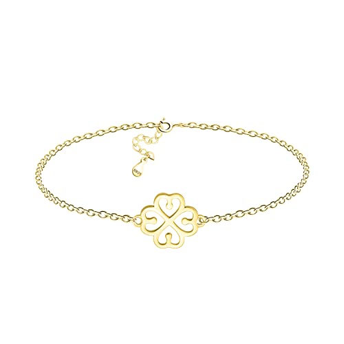 Sofia Milani - Damen Armband 925 Silber - vergoldet/golden - Blumen Anhänger - B0341 von Sofia Milani