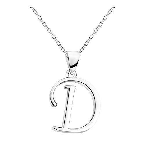 Sofia Milani - Damen Halskette 925 Silber - D Buchstaben Anhänger - 50344 von Sofia Milani