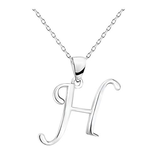 Sofia Milani - Damen Halskette 925 Silber - H Buchstaben Anhänger - 50346 von Sofia Milani