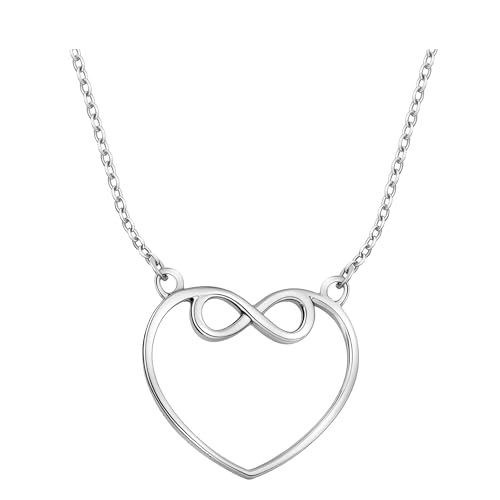 Sofia Milani - Damen Halskette 925 Silber - Herz Unendlich Anhänger - 50148 von Sofia Milani