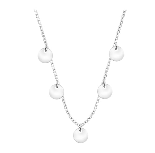 Sofia Milani - Damen Halskette 925 Silber - Plättchen Anhänger - 50149 von Sofia Milani