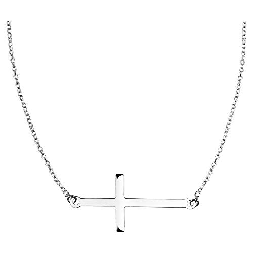SOFIA MILANI - Damen Halskette 925 Silber - Kreuz Anhänger - 50057 von Sofia Milani
