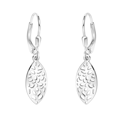 SOFIA MILANI - Damen Ohrringe 925 Silber - Blatt Ohrhänger - E2830 von Sofia Milani