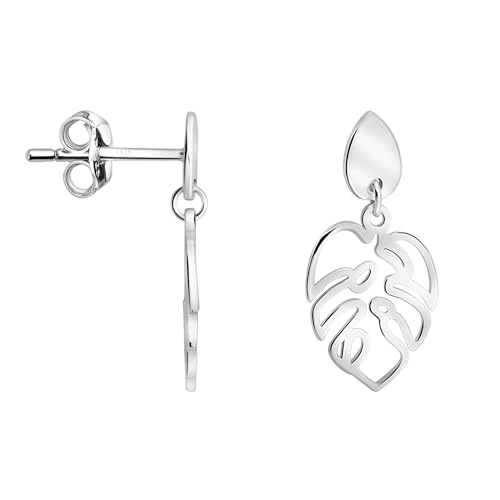 SOFIA MILANI - Damen Ohrringe 925 Silber - Blatt Ohrhänger - E3033 von Sofia Milani