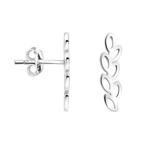 SOFIA MILANI - Damen Ohrringe 925 Silber - Blatt Ohrstecker - E2382 von Sofia Milani