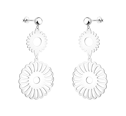 SOFIA MILANI - Damen Ohrringe 925 Silber - Blume Ohrhänger - 21046 von Sofia Milani