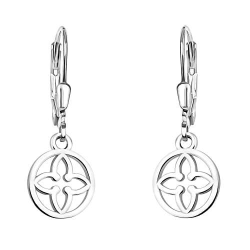 SOFIA MILANI - Damen Ohrringe 925 Silber - Blumen Kreis Ohrhänger - E1871 von Sofia Milani