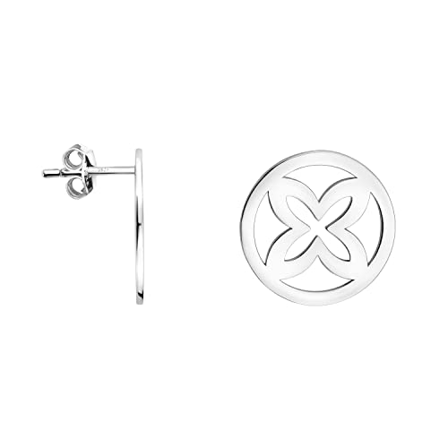 SOFIA MILANI - Damen Ohrringe 925 Silber - Blumen Kreis Ohrstecker - E1885 von Sofia Milani