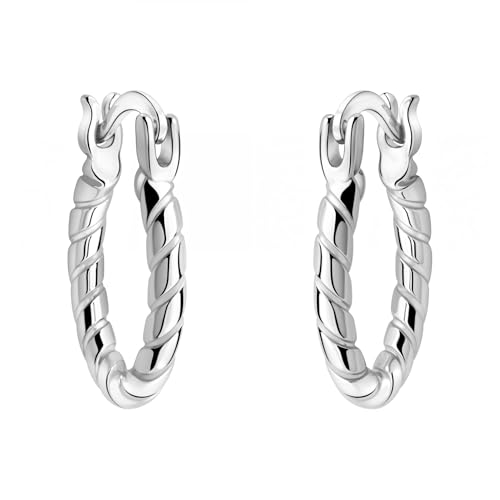 SOFIA MILANI - Damen Ohrringe 925 Silber - Croissant Creole - E2730 von Sofia Milani