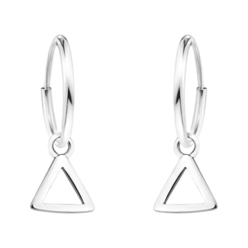 SOFIA MILANI - Damen Ohrringe 925 Silber - Dreieck Ohrhänger - E1249 von Sofia Milani