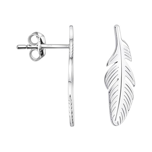 SOFIA MILANI - Damen Ohrringe 925 Silber - Feder Ohrstecker - 20880 von Sofia Milani