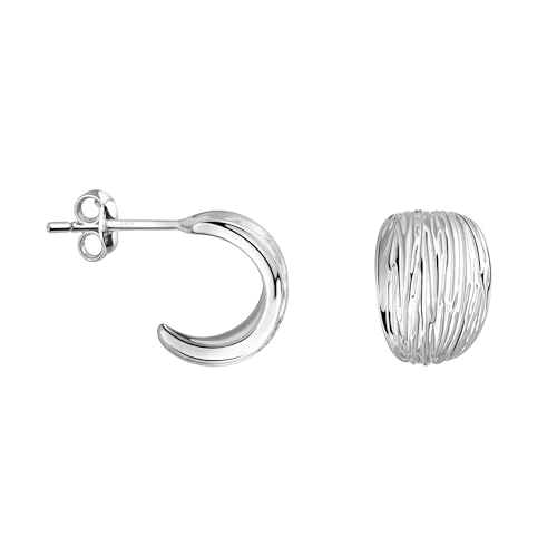 SOFIA MILANI - Damen Ohrringe 925 Silber - Gebürsteter Ohrstecker - E2850 von Sofia Milani