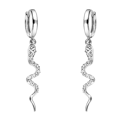 SOFIA MILANI - Damen Ohrringe 925 Silber - Gemusterte Schlange Ohrhänger - E2056 von Sofia Milani