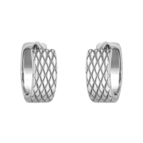 SOFIA MILANI - Damen Ohrringe 925 Silber - Geriffelte Creole - E3044 von Sofia Milani