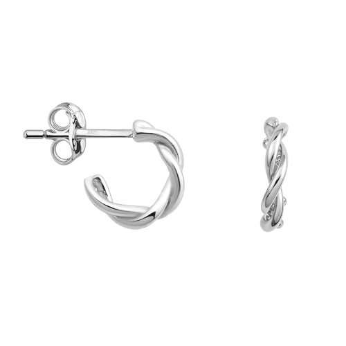 SOFIA MILANI - Damen Ohrringe 925 Silber - Geschwungene Steck Creolen - 20982 SOFIA MILANI - Damen Ohrringe 925 Silber - Geschwungene Steck Creolen - 20982 von Sofia Milani