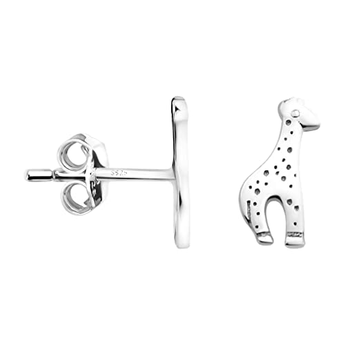 SOFIA MILANI - Damen Ohrringe 925 Silber - Giraffe Ohrstecker - E1396 von Sofia Milani