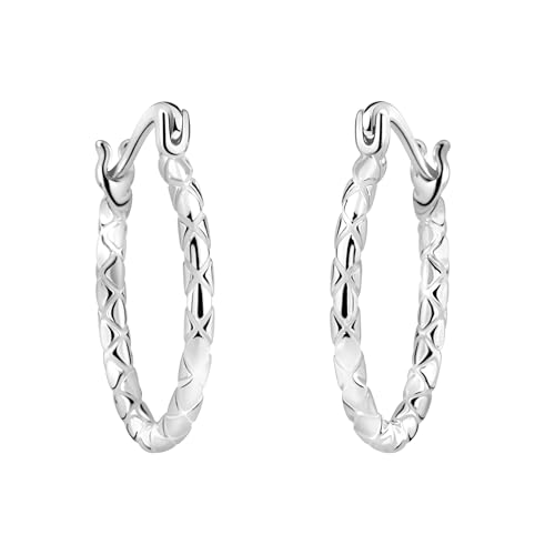 SOFIA MILANI - Damen Ohrringe 925 Silber - Gitter Creole - E2882 SOFIA MILANI - Damen Ohrringe 925 Silber - Gitter Creole - E2882 von Sofia Milani