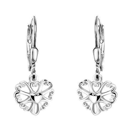 SOFIA MILANI - Damen Ohrringe 925 Silber - Herz Blumen Ohrhänger - E2270 SOFIA MILANI - Damen Ohrringe 925 Silber - Herz Blumen Ohrhänger - E2270 von Sofia Milani