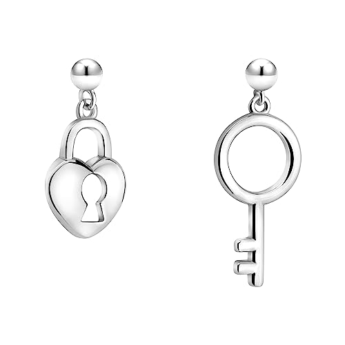 SOFIA MILANI - Damen Ohrringe 925 Silber - Herz Schloss Ohrhänger - E2014 SOFIA MILANI - Damen Ohrringe 925 Silber - Herz Schloss Ohrhänger - E2014 von Sofia Milani