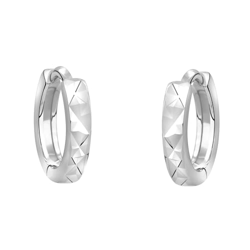 SOFIA MILANI - Damen Ohrringe 925 Silber - Kaleidoskop Gemustert Creole - E1478 von Sofia Milani