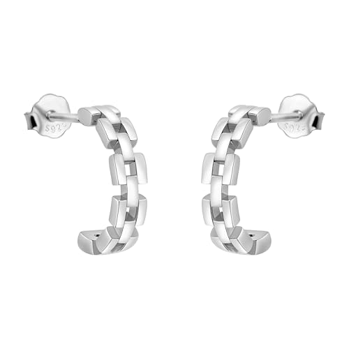 SOFIA MILANI - Damen Ohrringe 925 Silber - Ketten Steck Creole - E1512 SOFIA MILANI - Damen Ohrringe 925 Silber - Ketten Steck Creole - E1512 von Sofia Milani