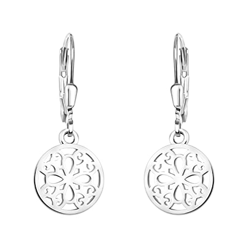 SOFIA MILANI - Damen Ohrringe 925 Silber - Kreis Ornamenten Ohrhänger - E1877 von Sofia Milani