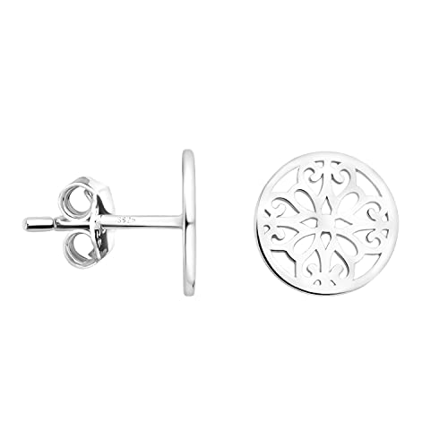 SOFIA MILANI - Damen Ohrringe 925 Silber - Kreis Ornamenten Ohrstecker - E1883 von Sofia Milani