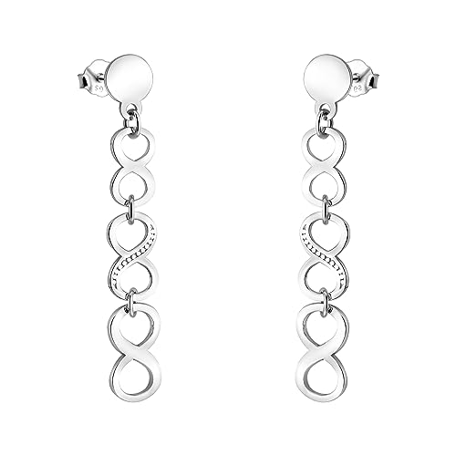 SOFIA MILANI - Damen Ohrringe 925 Silber - Kreis Unendlich Infinity Ohrhänger - E2250 von Sofia Milani