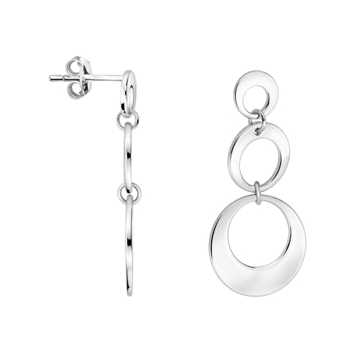 SOFIA MILANI - Damen Ohrringe 925 Silber - Kreise Ohrhänger - E2768 von Sofia Milani