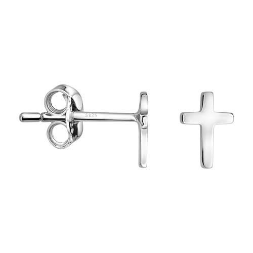 SOFIA MILANI - Damen Ohrringe 925 Silber - Kreuz Ohrstecker - 20902 von Sofia Milani