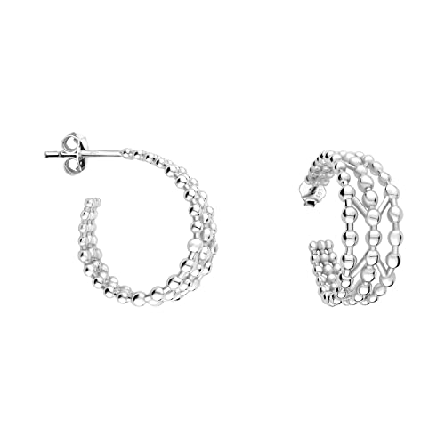 SOFIA MILANI - Damen Ohrringe 925 Silber - Kugel Creole - E1594 von Sofia Milani