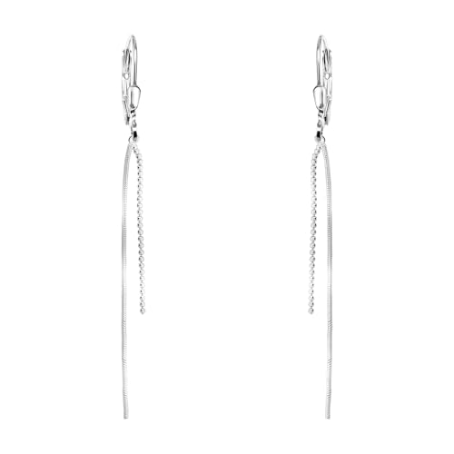 SOFIA MILANI - Damen Ohrringe 925 Silber - Kugel Ketten Ohrhänger - E2672 von Sofia Milani