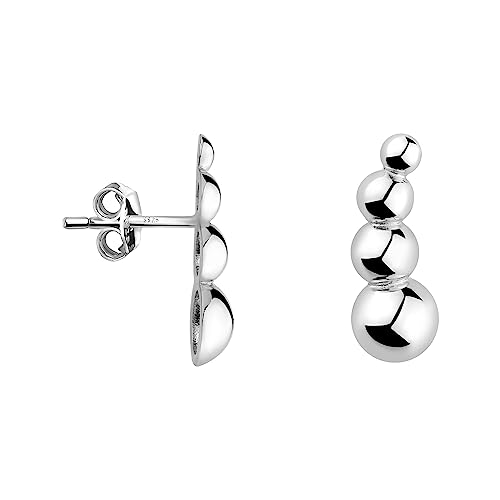 SOFIA MILANI - Damen Ohrringe 925 Silber - Kugel Ohrstecker - E2030 von Sofia Milani