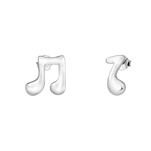 SOFIA MILANI - Damen Ohrringe 925 Silber - Musik Note - Achtel/Viertel Noten Set - Ohrstecker - E1789 von Sofia Milani
