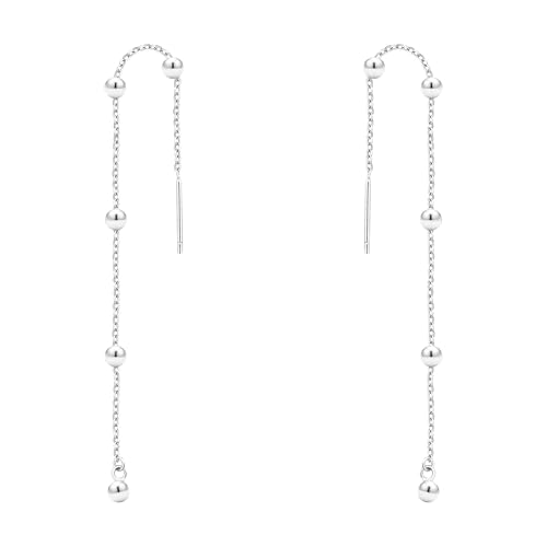 SOFIA MILANI - Damen Ohrringe 925 Silber - Ohrhänger als Stab Kugel - 20769 von Sofia Milani