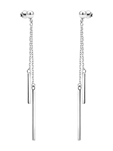 SOFIA MILANI - Damen Ohrringe 925 Silber - Ohrhänger als Stab Lang - 20570 von Sofia Milani