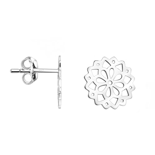 SOFIA MILANI - Damen Ohrringe 925 Silber - Ohrstecker als Blume Kreis - 20620 von Sofia Milani